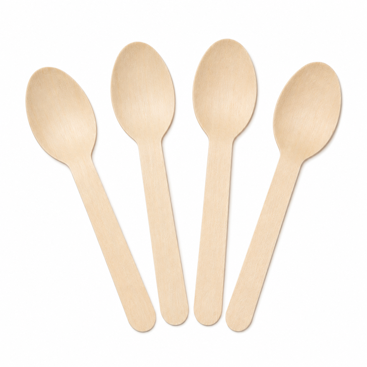 Disposable Wooden Spoons 160mm – Pack of 100