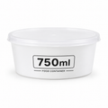 750ml Round Food Containers.