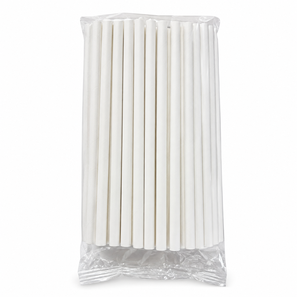 Paper Straw White 8MM